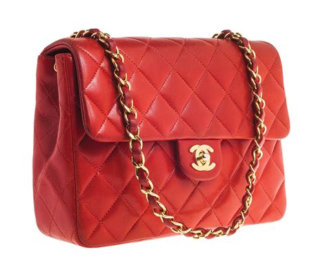 red bag chanel|vintage Chanel bag red.